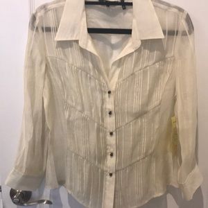 Sheer NWT blouse